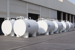 10,000L Double-Wall Cylindrical Fuel Tank